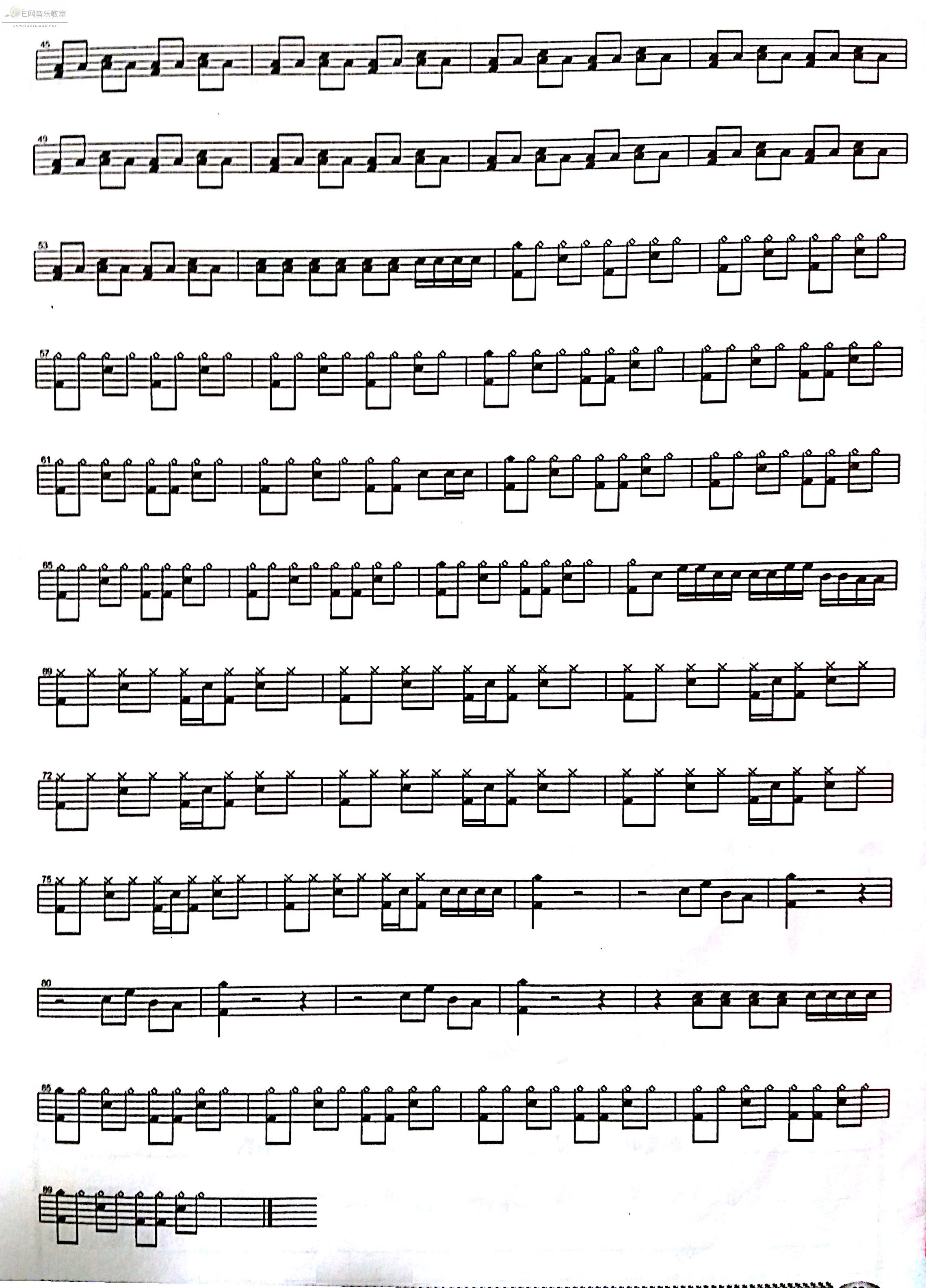 作曲家架子鼓谱2
